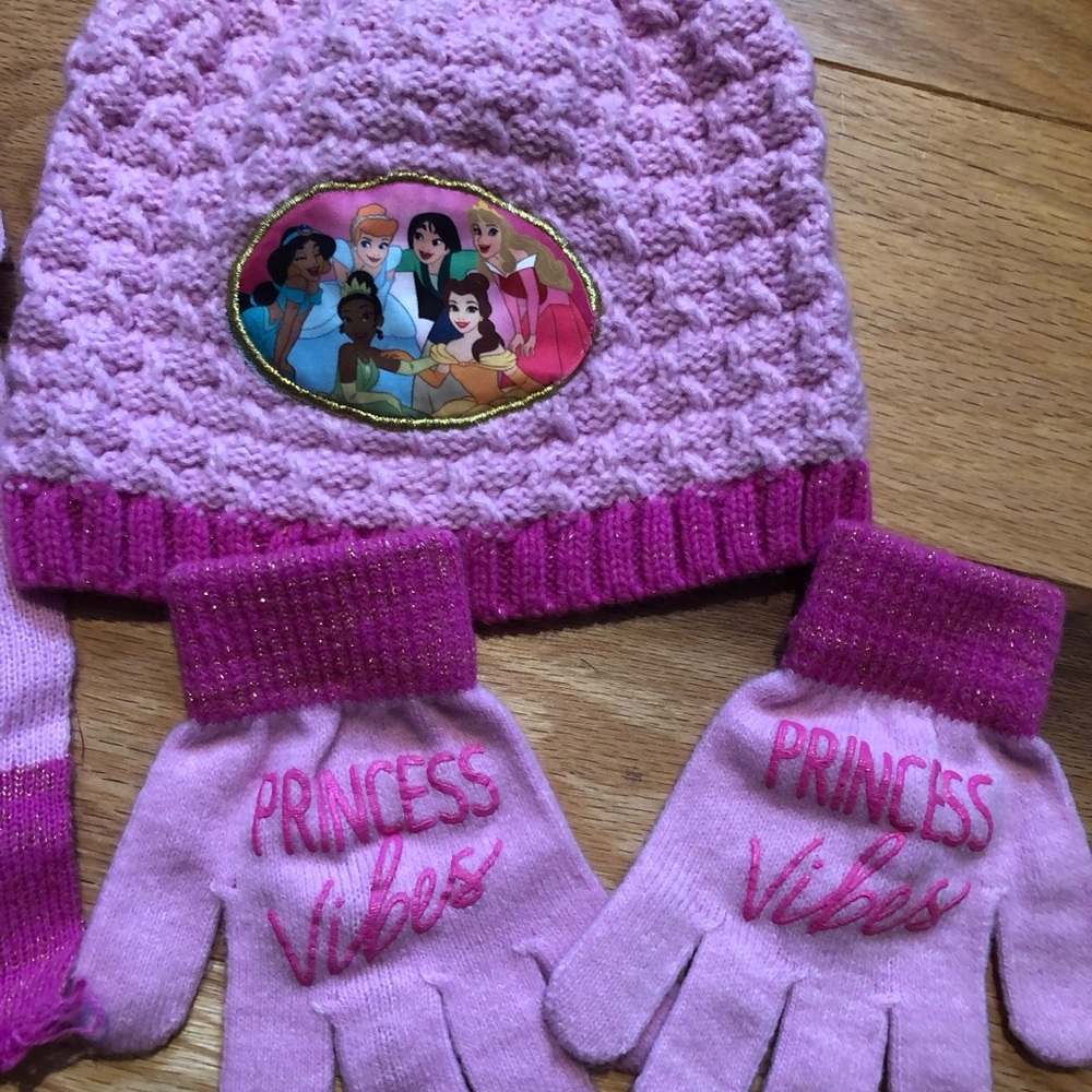 Disney Princess  Hat, scarf and Gloves Set